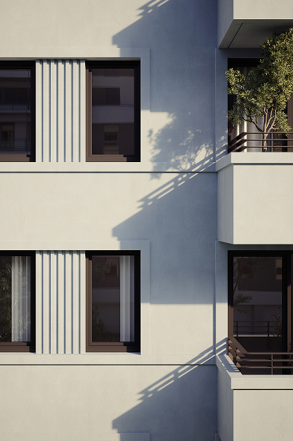 The Ambience Detail Fassade Haus Reichsstraße 56