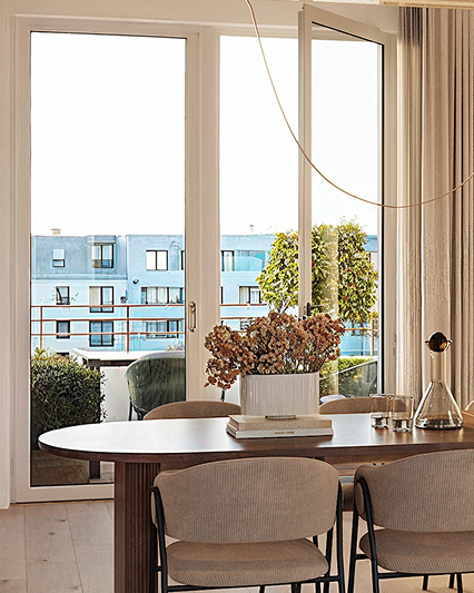 Detail einer Küche in der Penthousewohnung von THE AMBIENCE